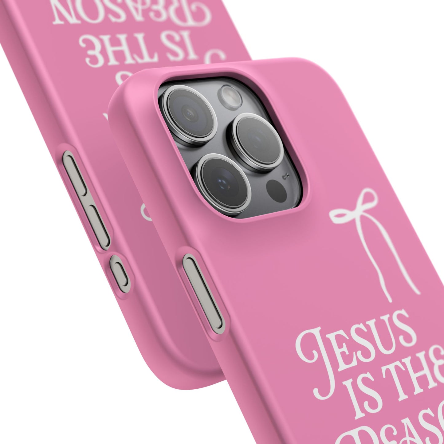 Jesus Is the Reason iPhone Snap Case in Pink