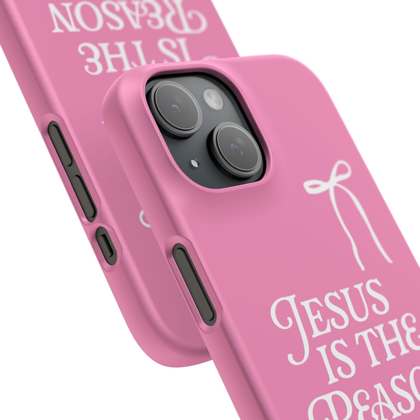 Jesus Is the Reason iPhone Snap Case in Pink