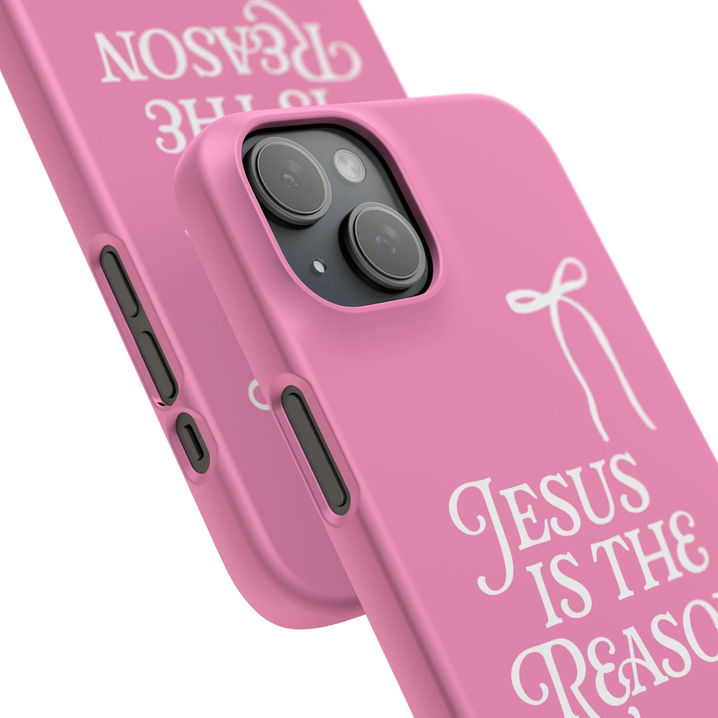 Jesus Is the Reason iPhone Snap Case in Pink