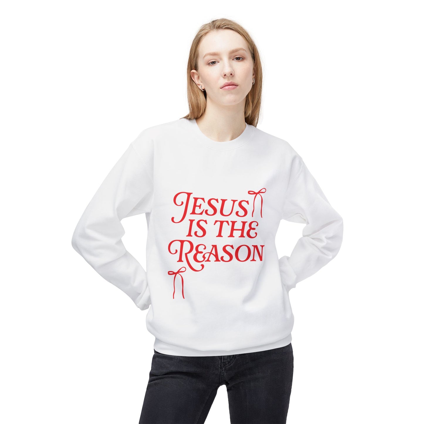 Jesus Is the Reason Crewneck Sweatshirt