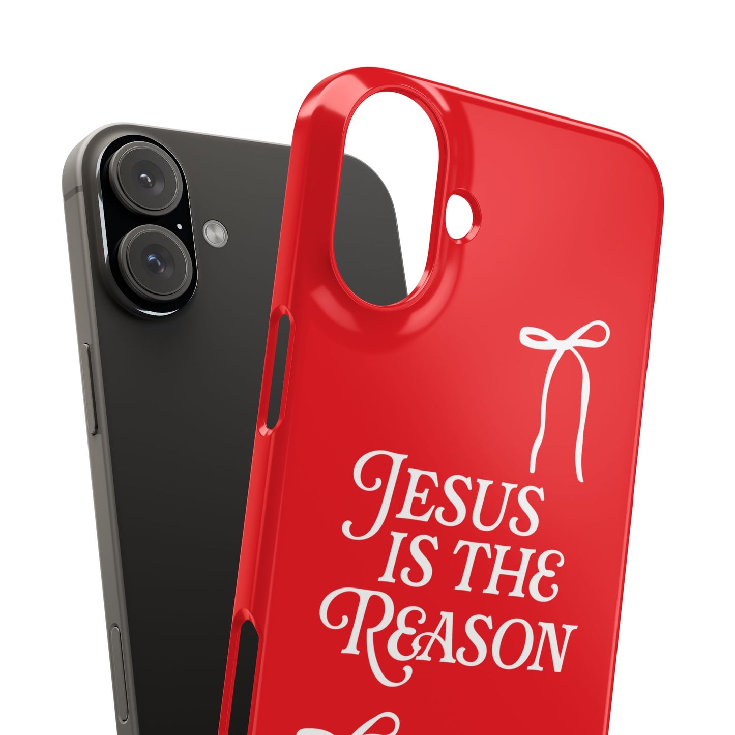 Jesus Is the Reason iPhone Snap Case in Red