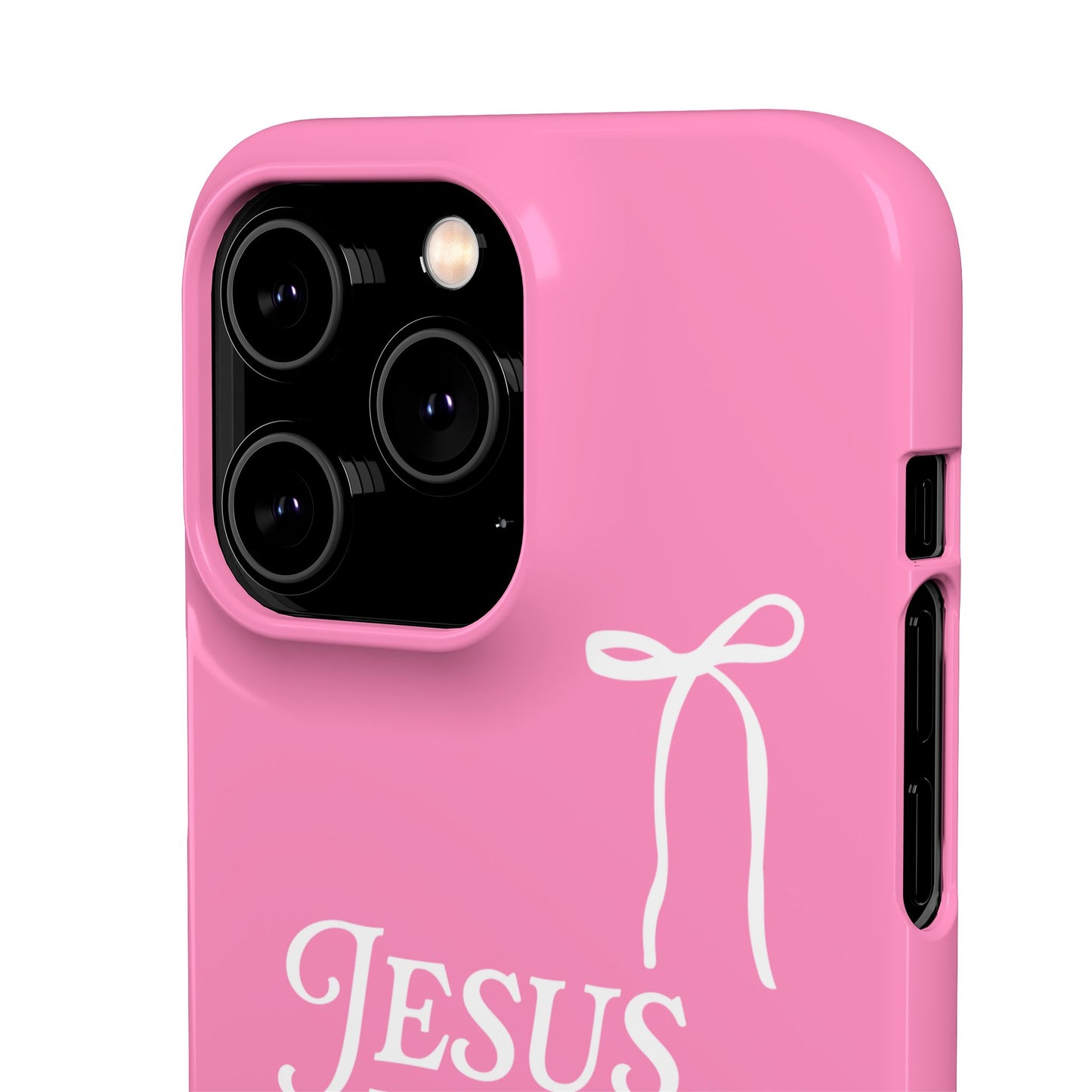 Jesus Is the Reason iPhone Snap Case in Pink