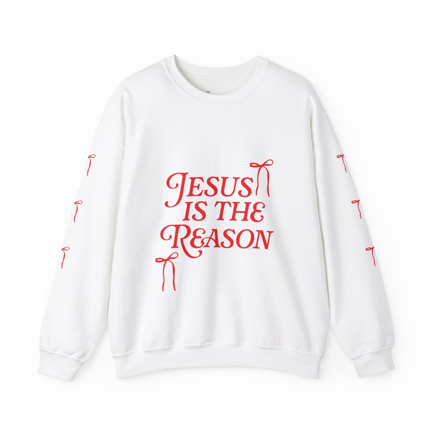 Jesus Is the Reason Trinity Bow Crewneck Sweatshirt