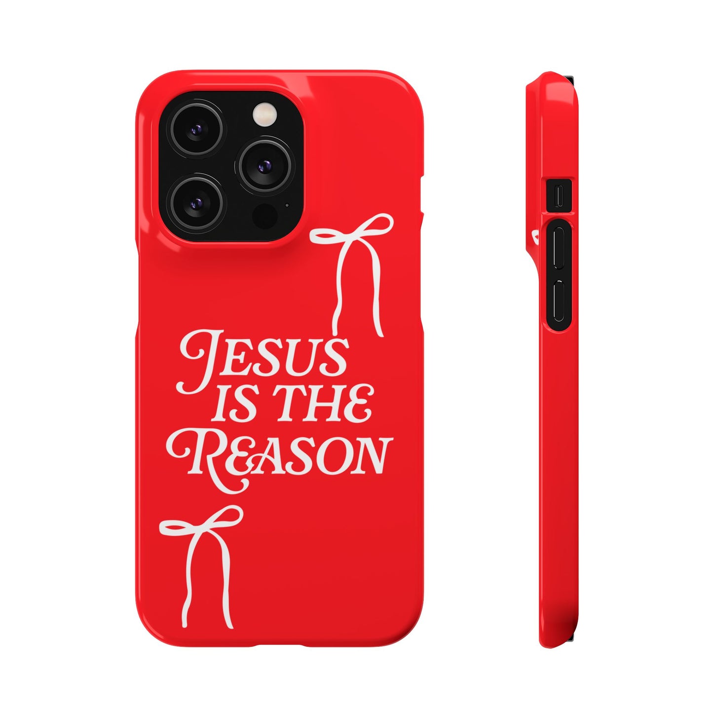 Jesus Is the Reason iPhone Snap Case in Red