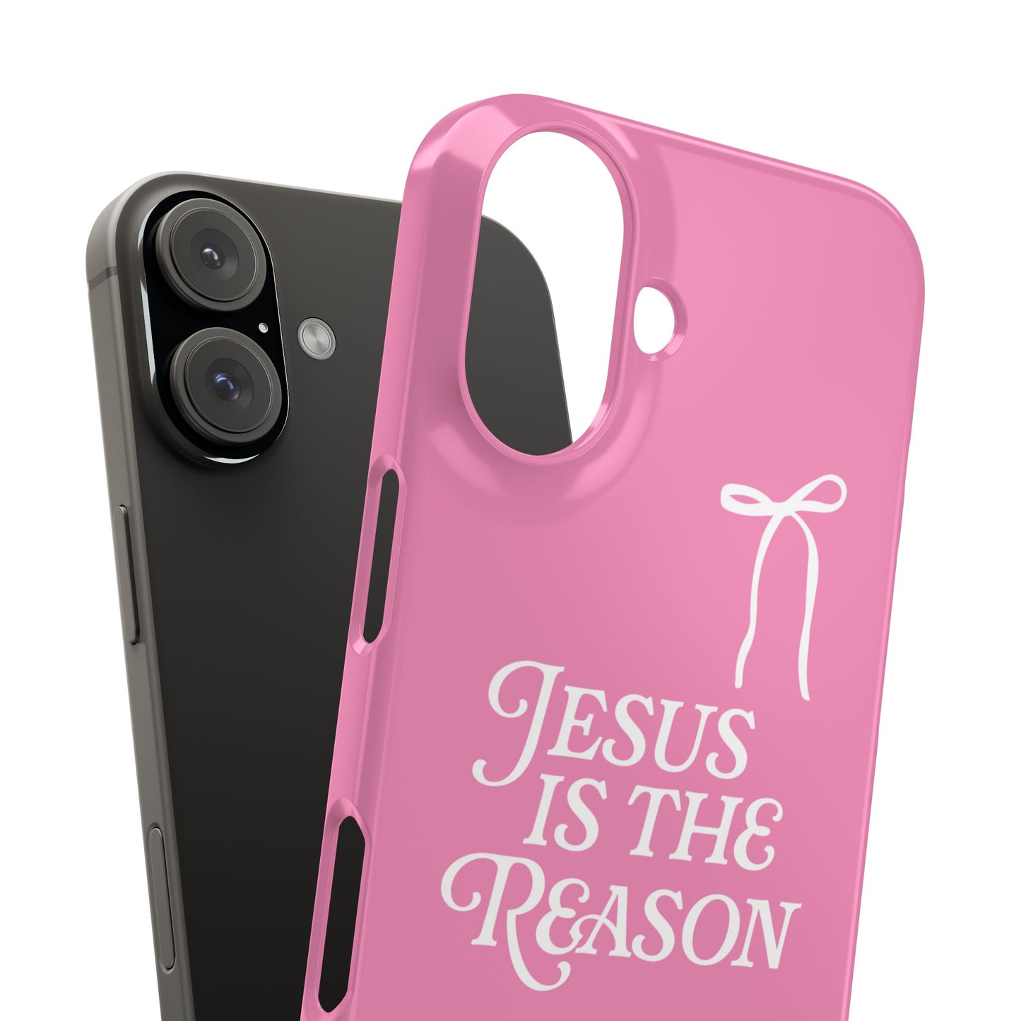 Jesus Is the Reason iPhone Snap Case in Pink