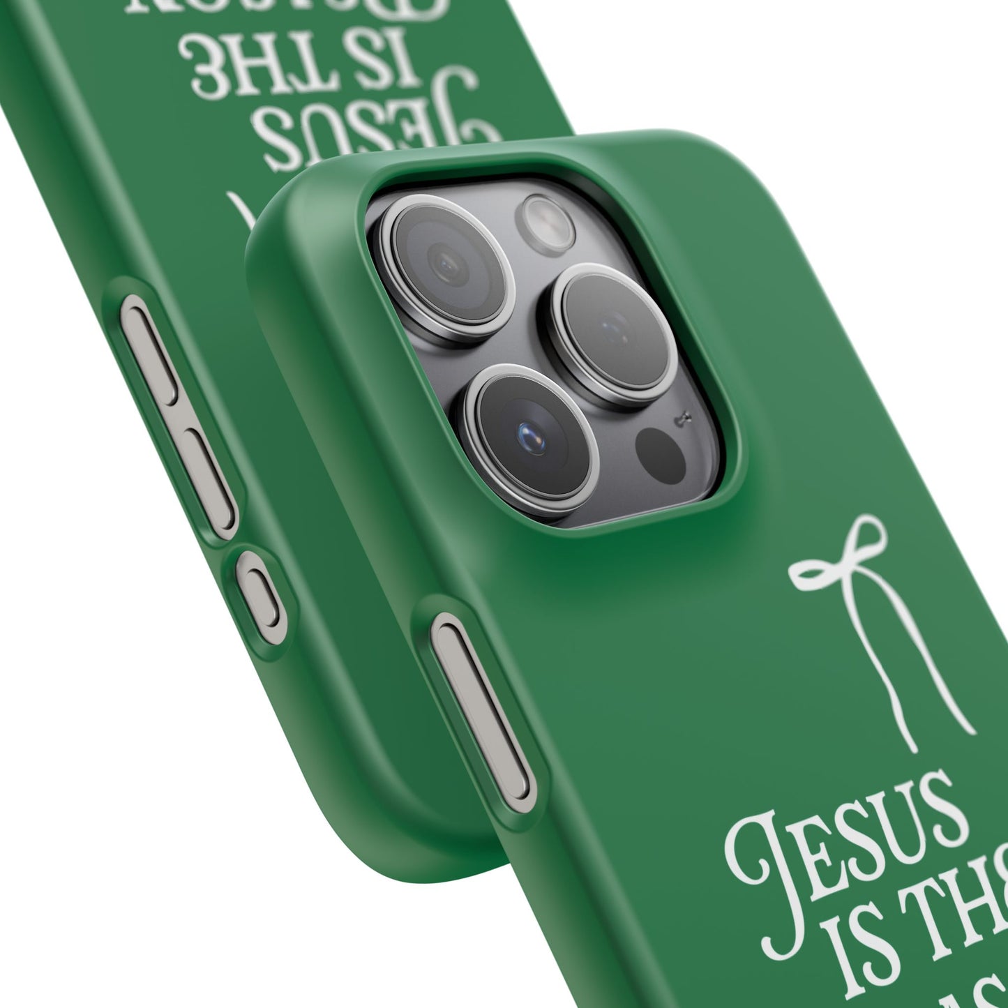 Jesus Is the Reason iPhone Snap Case in Green