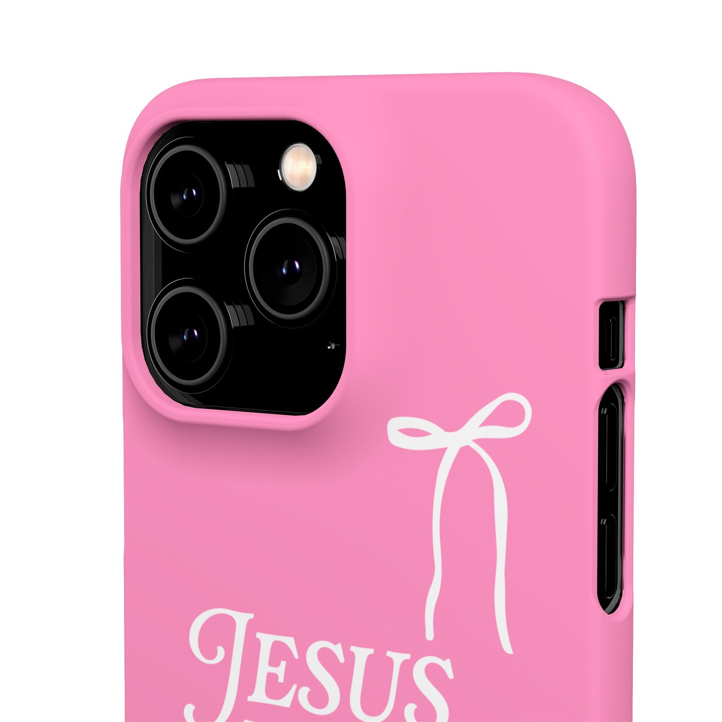 Jesus Is the Reason iPhone Snap Case in Pink