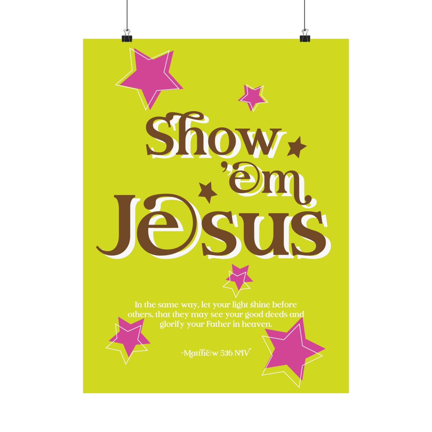 Show 'em Jesus - Lime