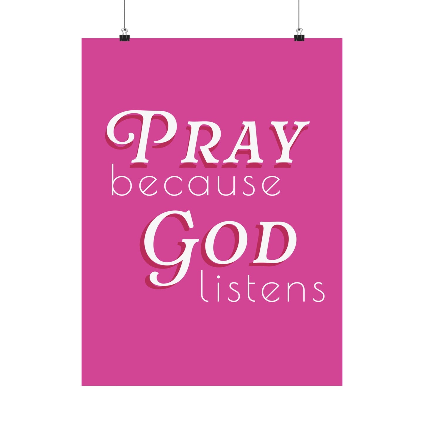 Pray, God Listens - Pink