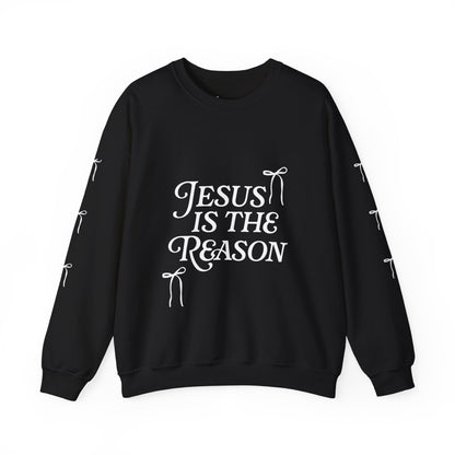 Jesus Is the Reason Trinity Bow Crewneck Sweatshirt