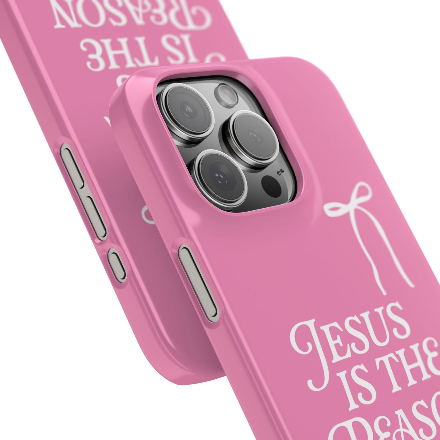 Jesus Is the Reason iPhone Snap Case in Pink