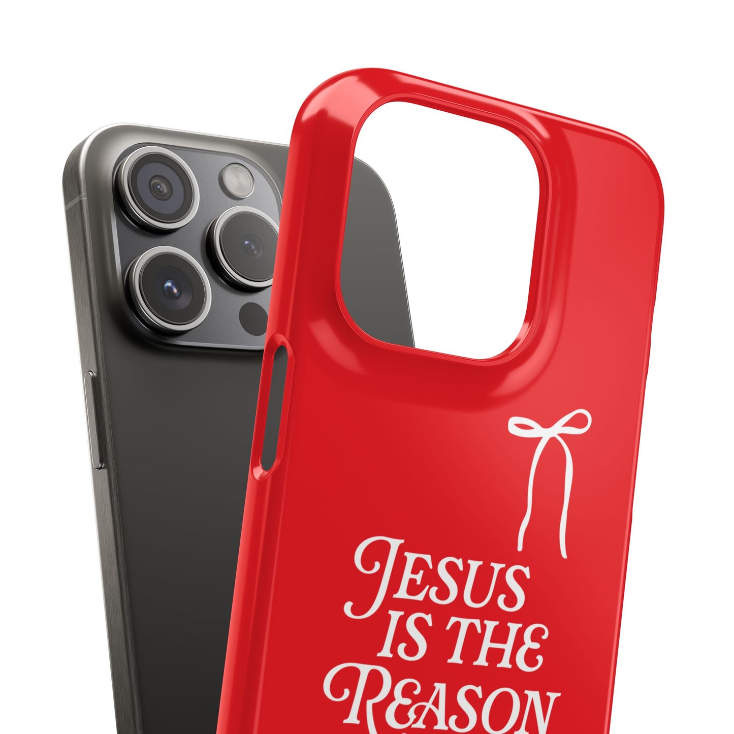 Jesus Is the Reason iPhone Snap Case in Red