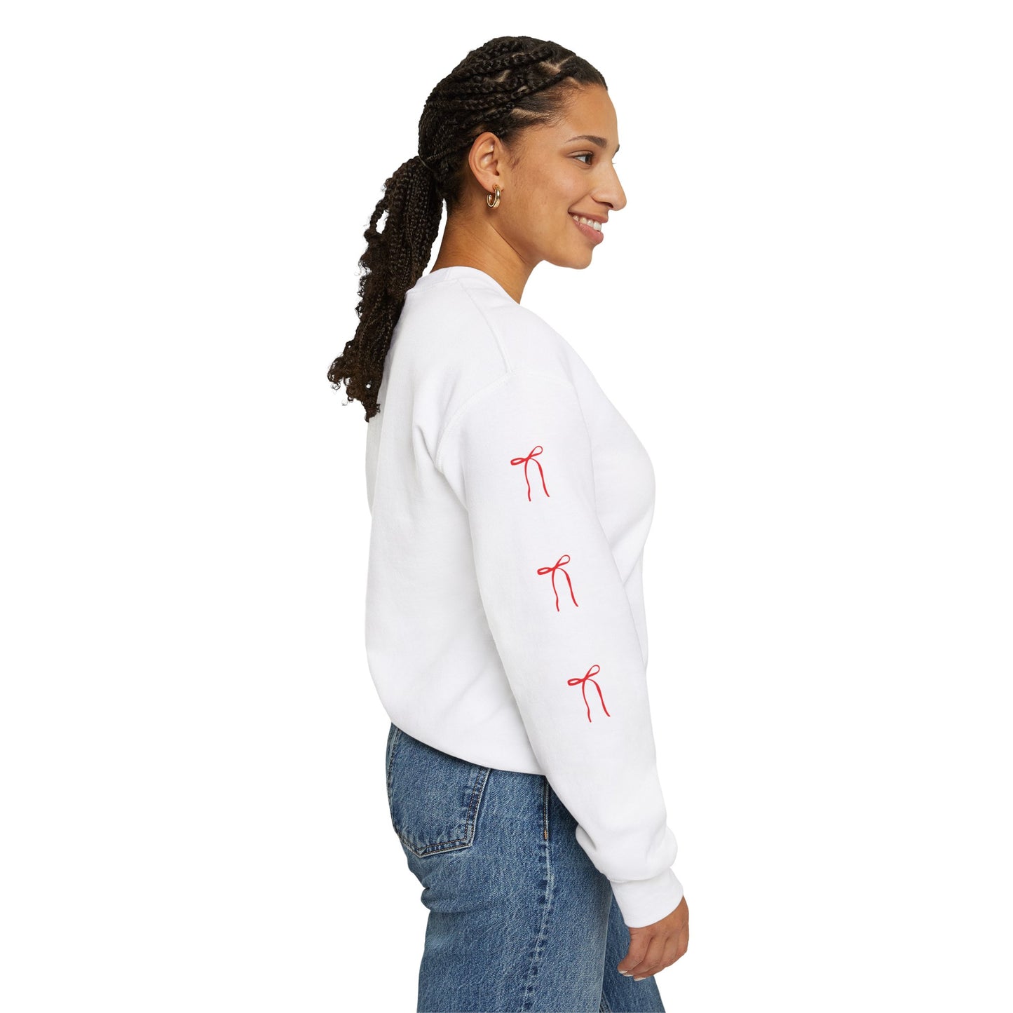 Jesus Is the Reason Trinity Bow Crewneck Sweatshirt