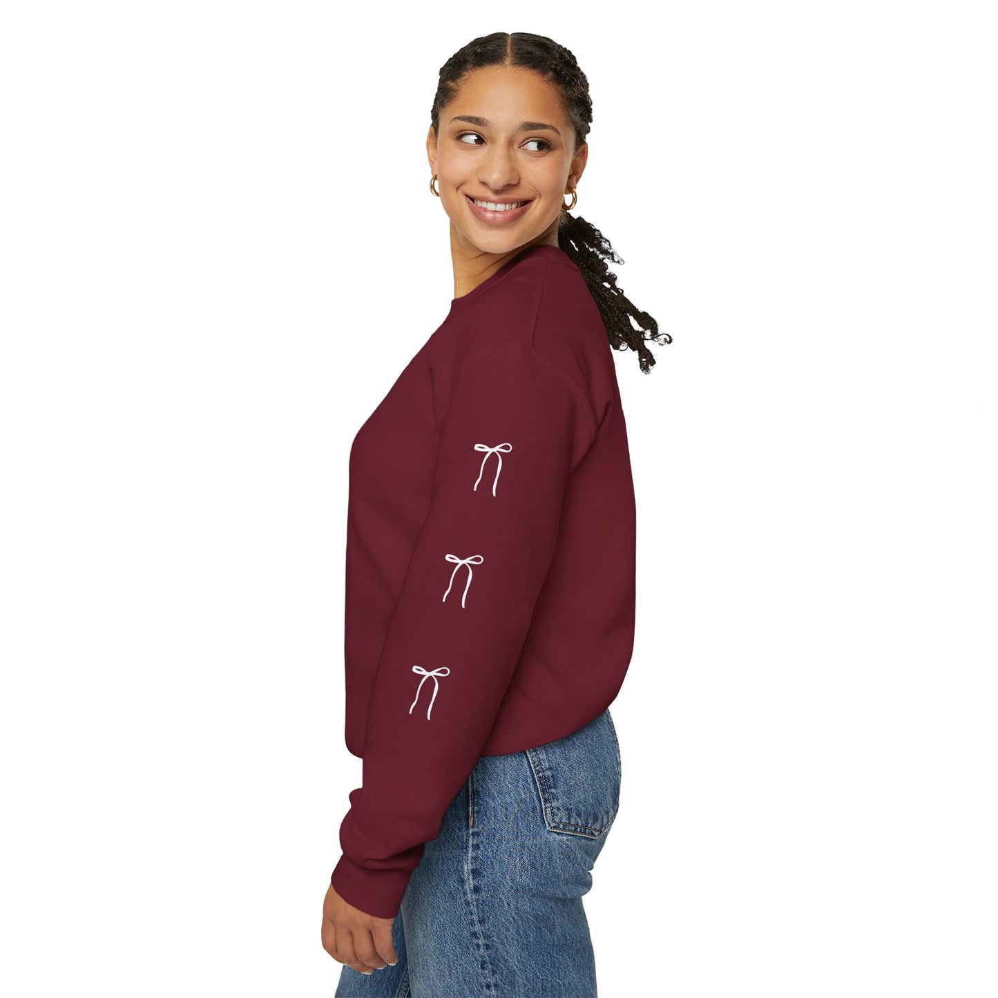 Jesus Is the Reason Trinity Bow Crewneck Sweatshirt