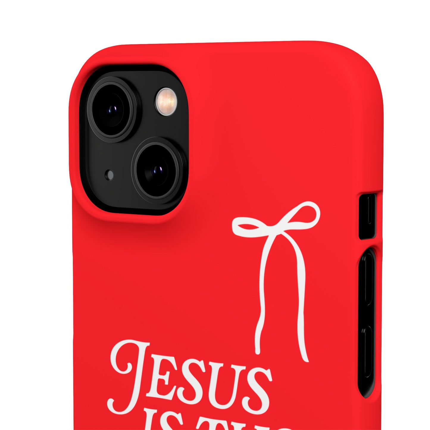 Jesus Is the Reason iPhone Snap Case in Red