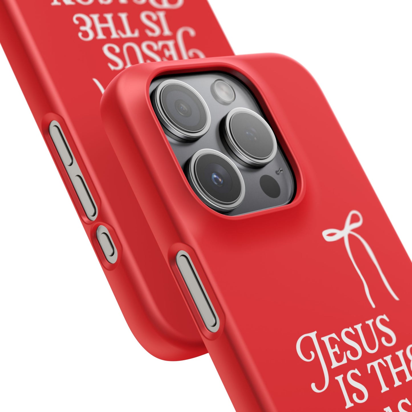 Jesus Is the Reason iPhone Snap Case in Red