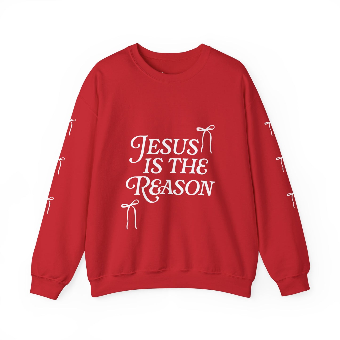 Jesus Is the Reason Trinity Bow Crewneck Sweatshirt