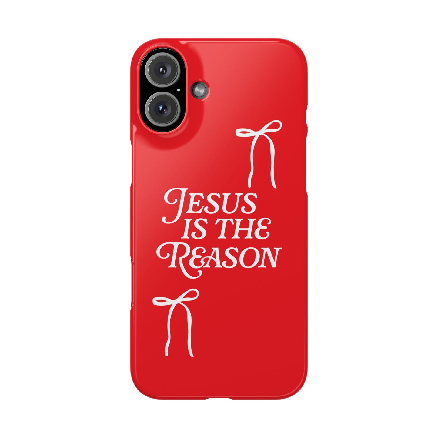 Jesus Is the Reason iPhone Snap Case in Red