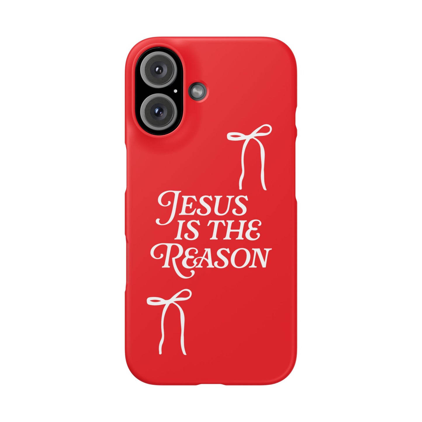 Jesus Is the Reason iPhone Snap Case in Red