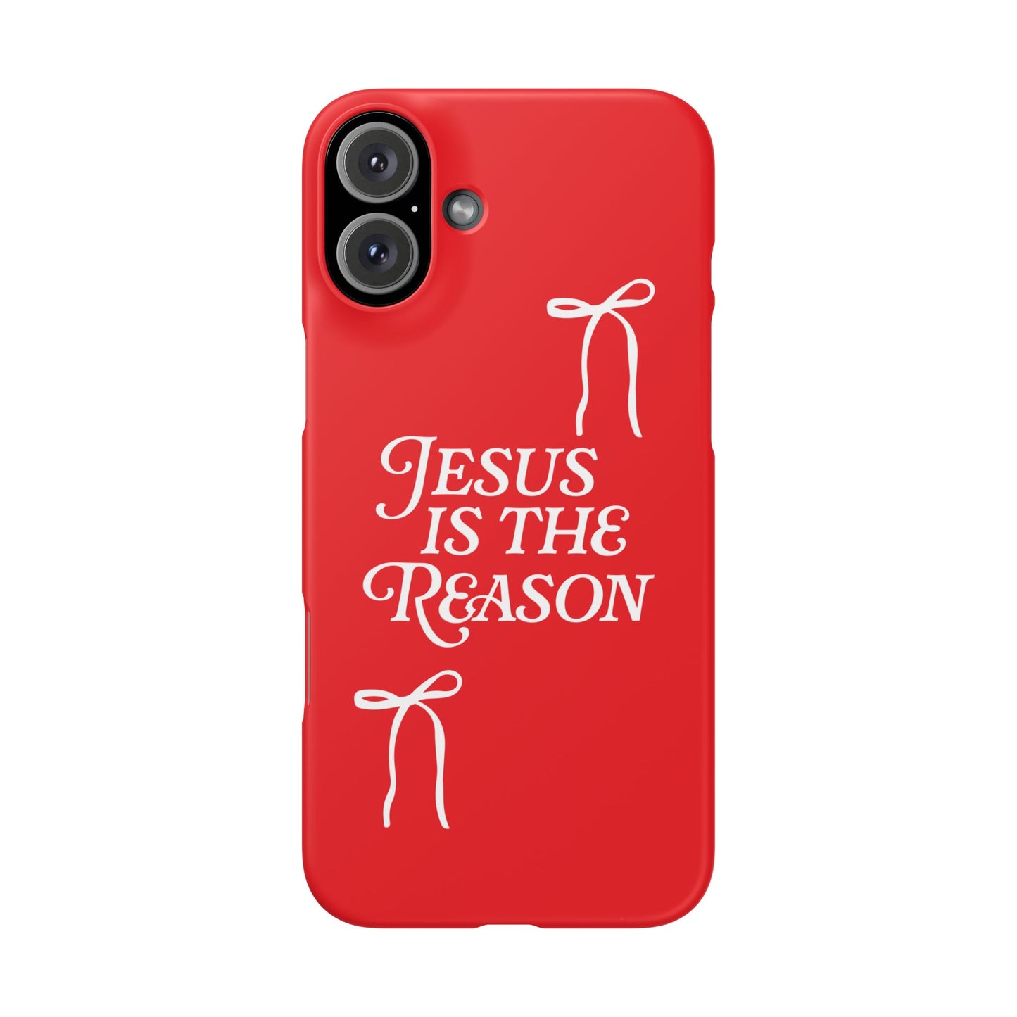 Jesus Is the Reason iPhone Snap Case in Red