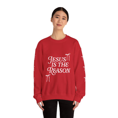 Jesus Is the Reason Trinity Bow Crewneck Sweatshirt