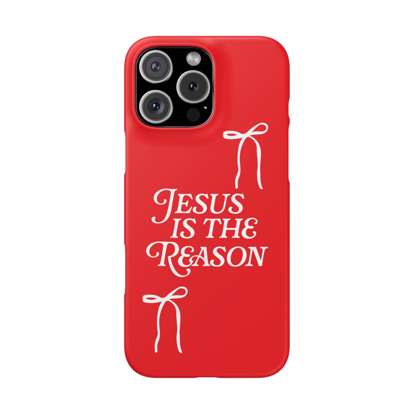 Jesus Is the Reason iPhone Snap Case in Red