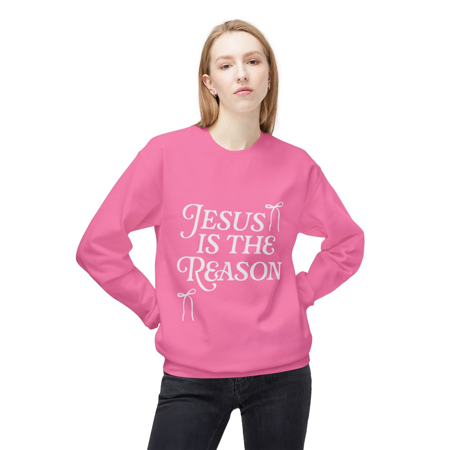 Jesus Is the Reason Crewneck Sweatshirt