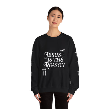 Jesus Is the Reason Trinity Bow Crewneck Sweatshirt