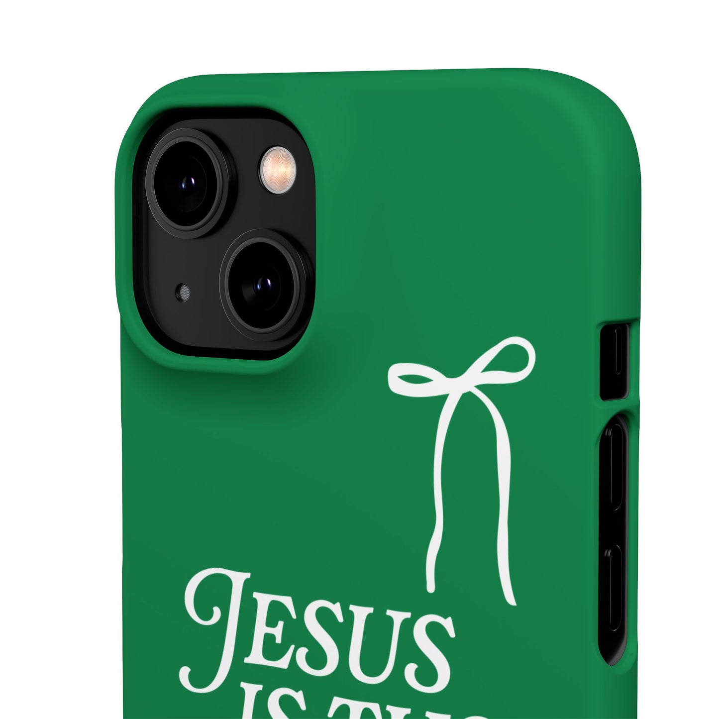 Jesus Is the Reason iPhone Snap Case in Green