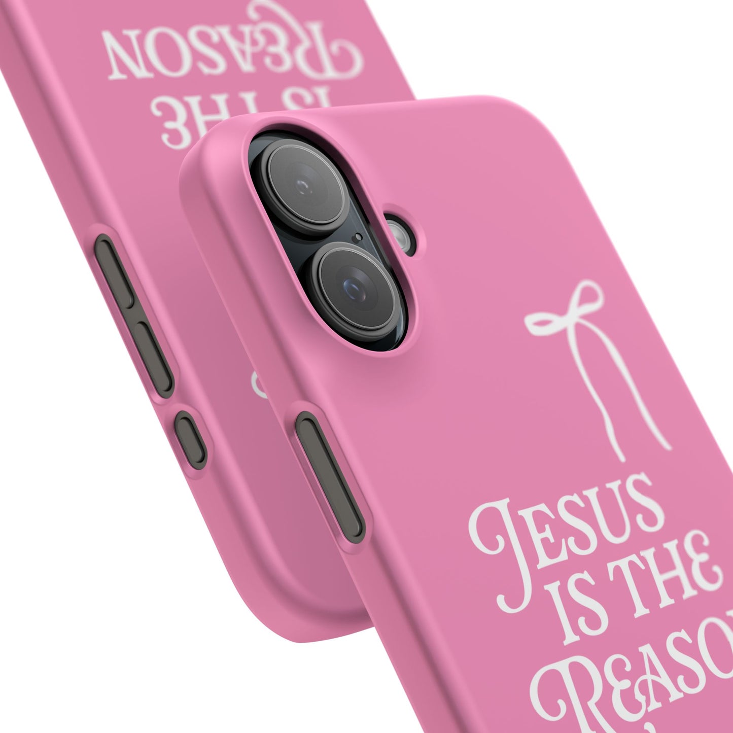 Jesus Is the Reason iPhone Snap Case in Pink