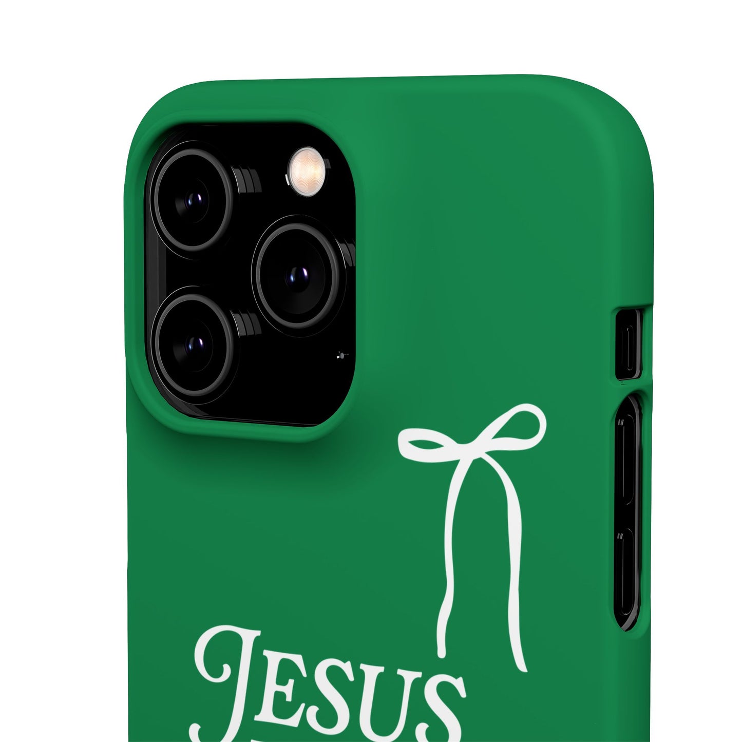 Jesus Is the Reason iPhone Snap Case in Green