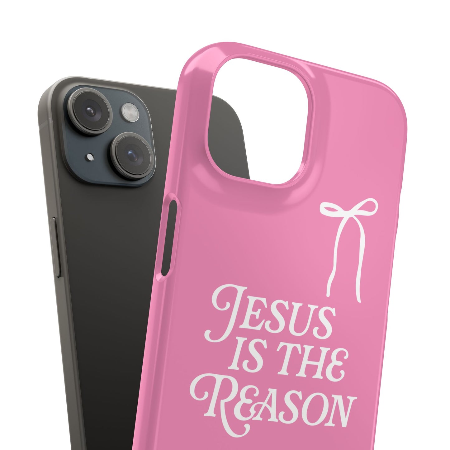 Jesus Is the Reason iPhone Snap Case in Pink