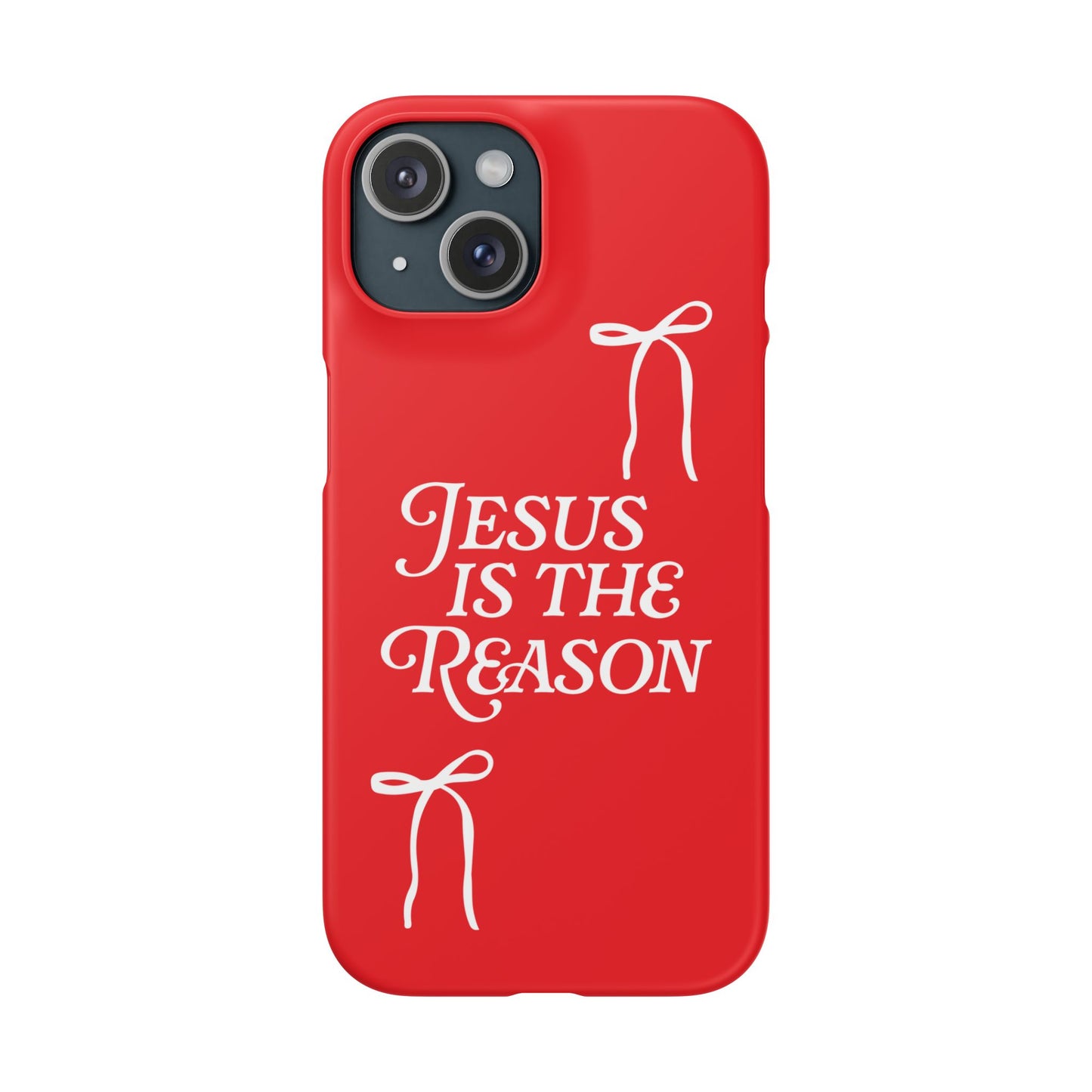 Jesus Is the Reason iPhone Snap Case in Red