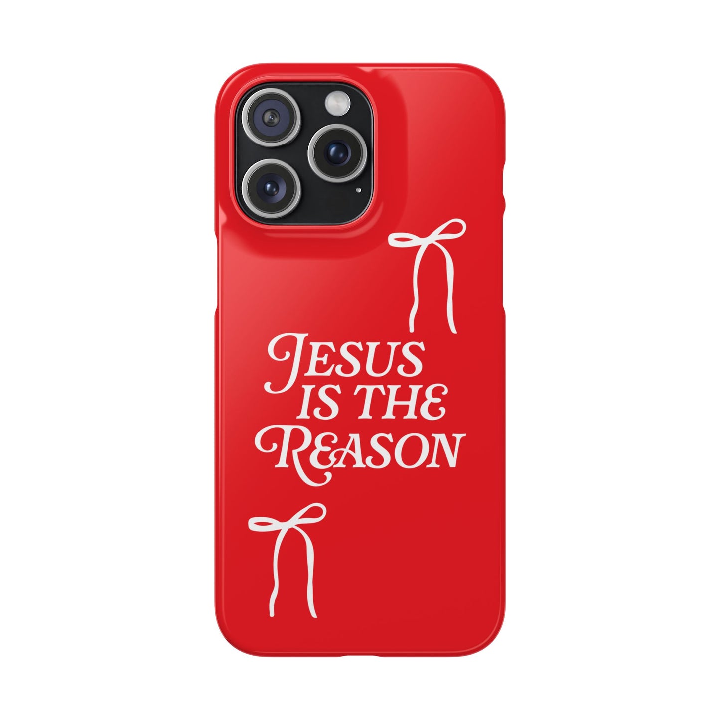 Jesus Is the Reason iPhone Snap Case in Red