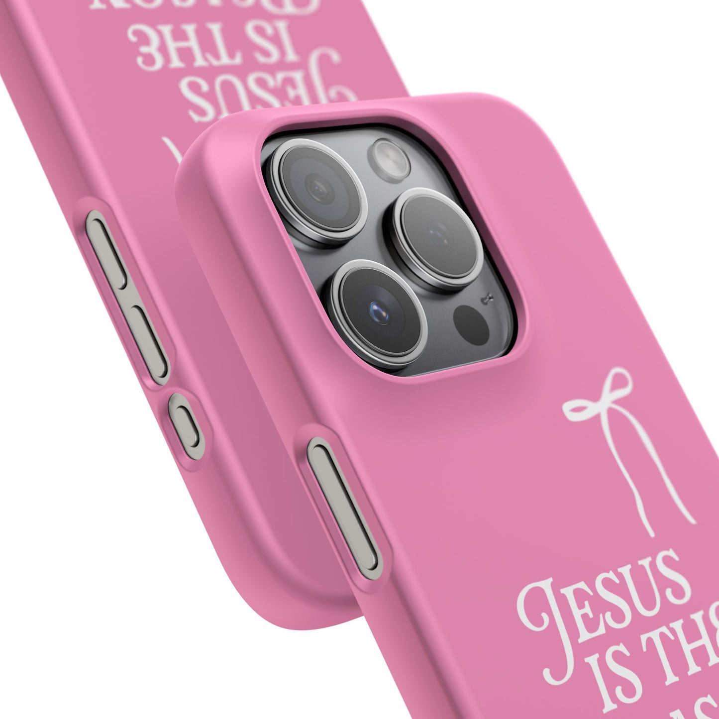 Jesus Is the Reason iPhone Snap Case in Pink