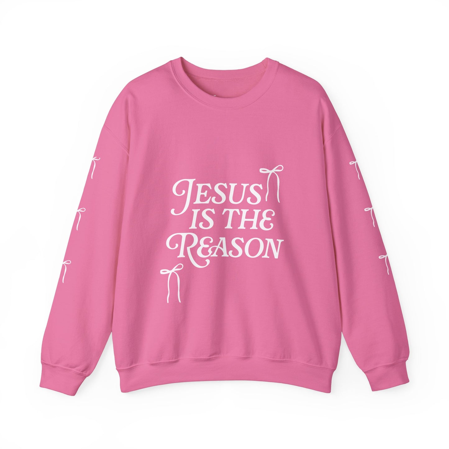 Jesus Is the Reason Trinity Bow Crewneck Sweatshirt