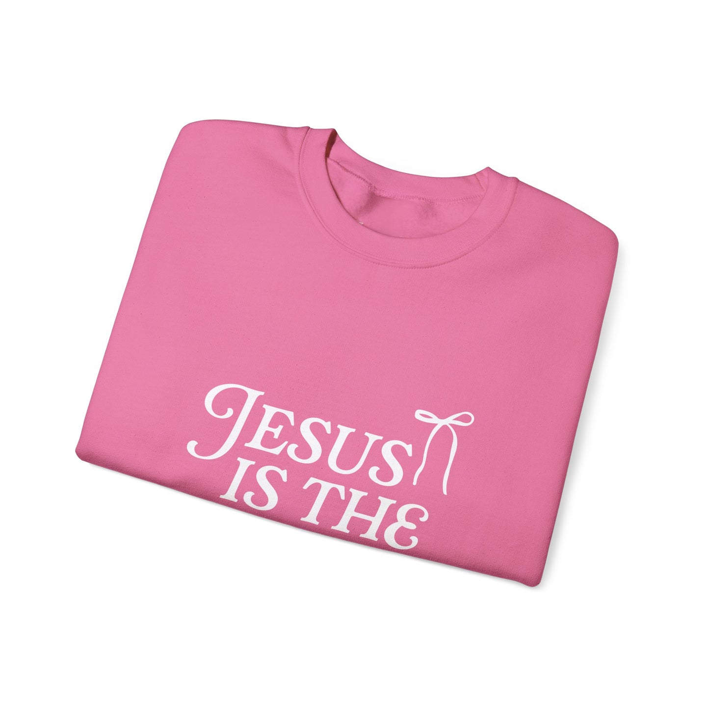 Jesus Is the Reason Trinity Bow Crewneck Sweatshirt