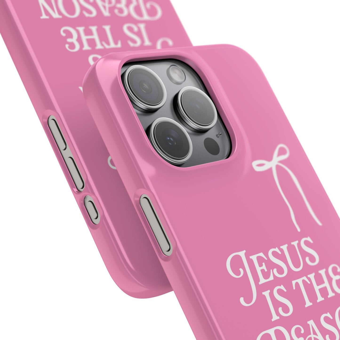 Jesus Is the Reason iPhone Snap Case in Pink