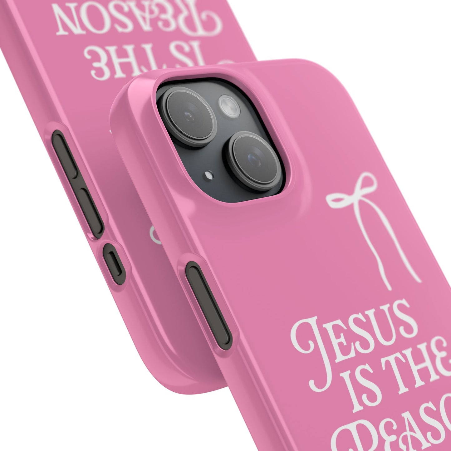 Jesus Is the Reason iPhone Snap Case in Pink