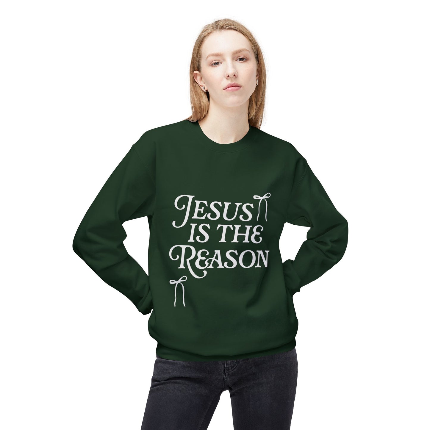 Jesus Is the Reason Crewneck Sweatshirt