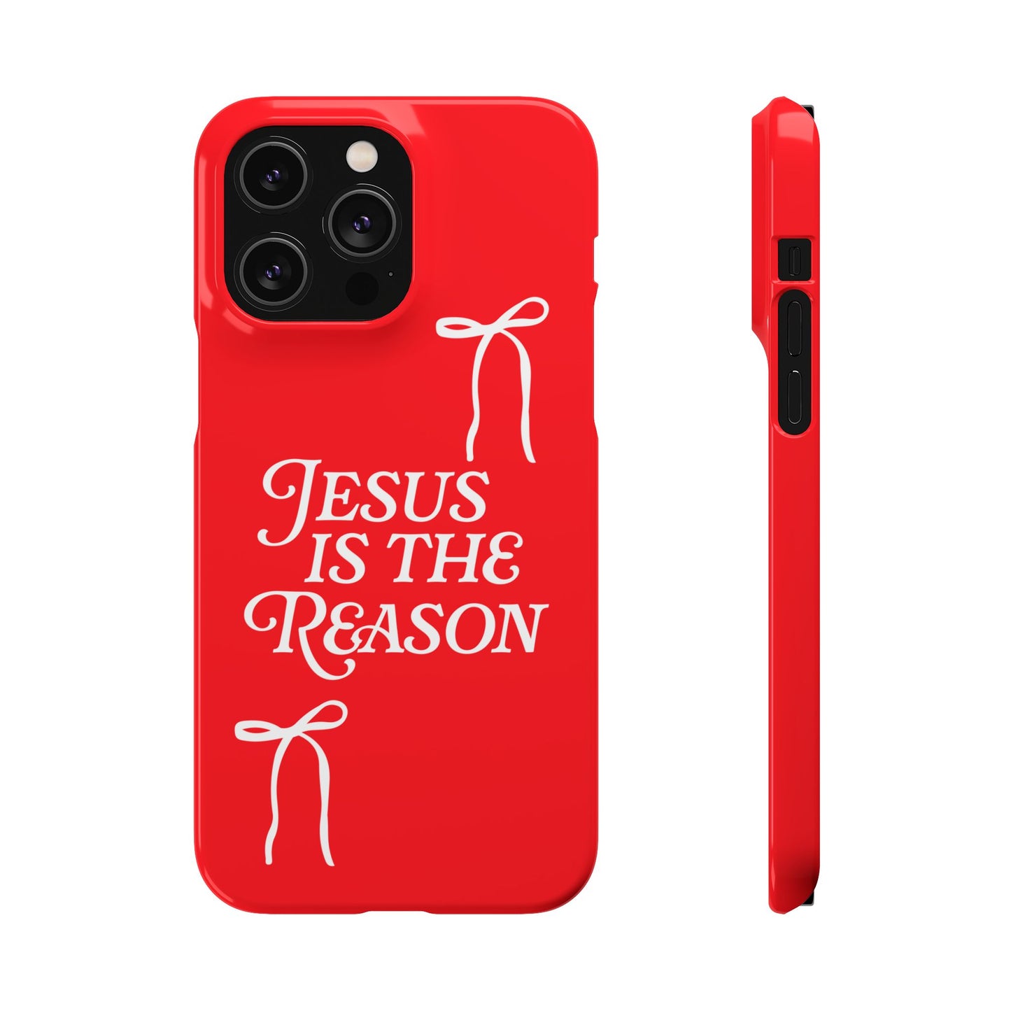 Jesus Is the Reason iPhone Snap Case in Red