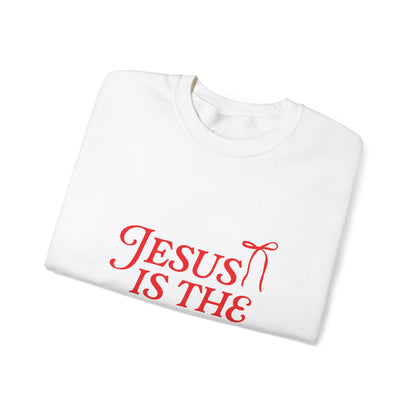 Jesus Is the Reason Trinity Bow Crewneck Sweatshirt