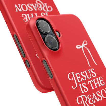 Jesus Is the Reason iPhone Snap Case in Red