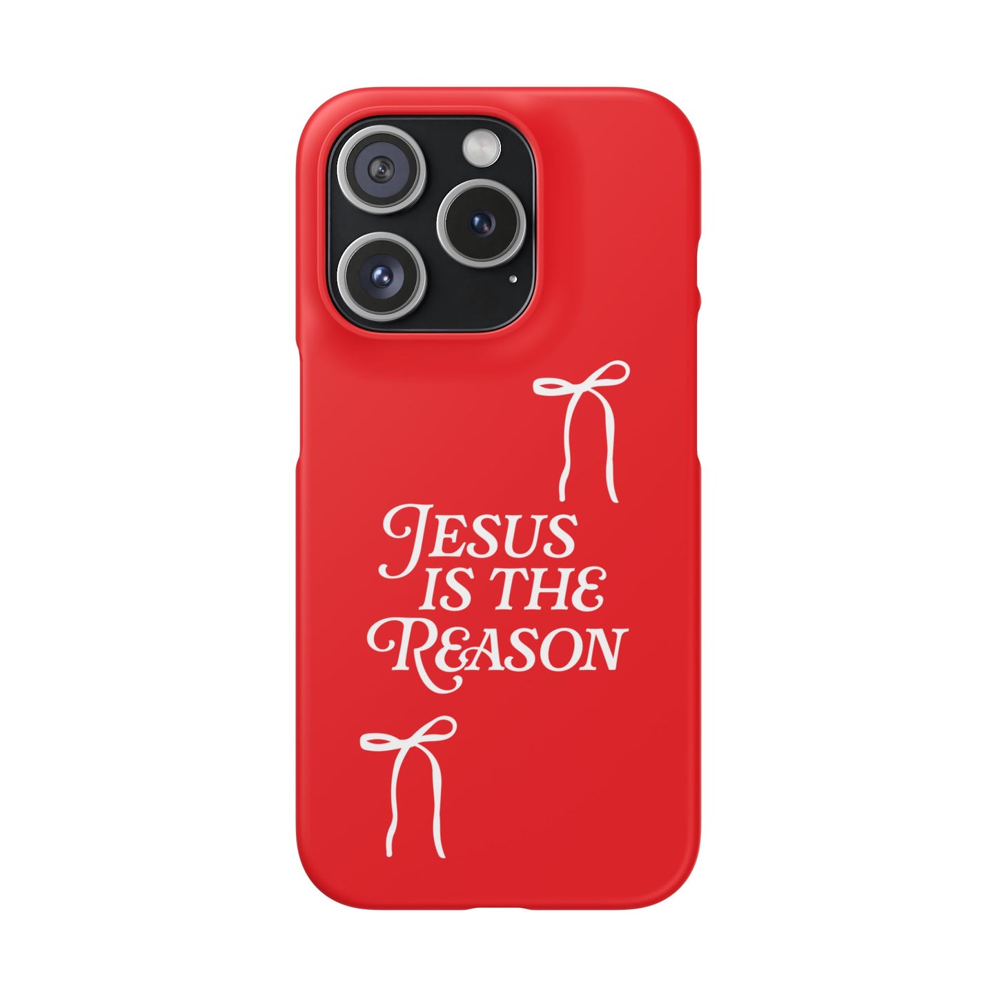 Jesus Is the Reason iPhone Snap Case in Red