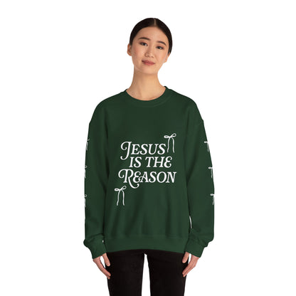 Jesus Is the Reason Trinity Bow Crewneck Sweatshirt