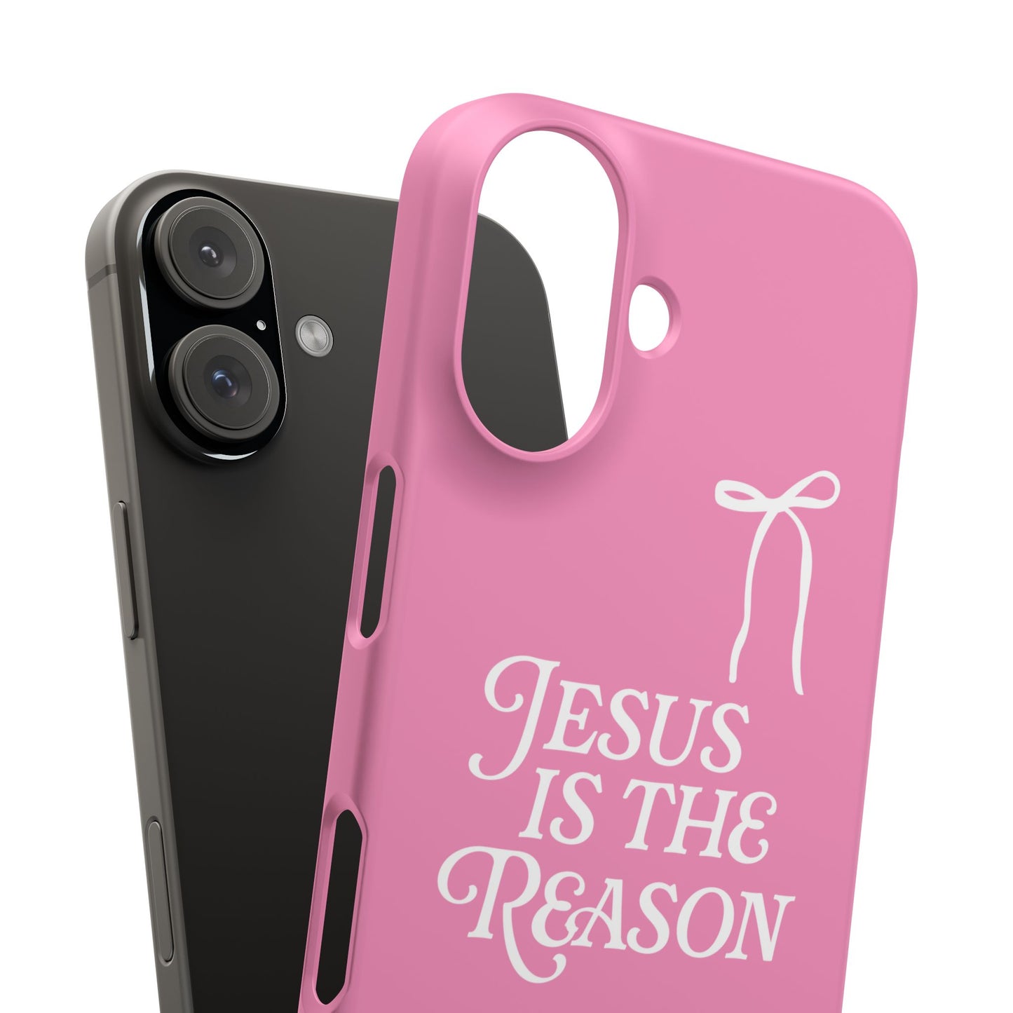 Jesus Is the Reason iPhone Snap Case in Pink