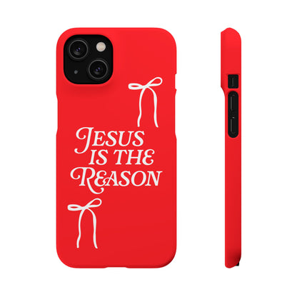 Jesus Is the Reason iPhone Snap Case in Red