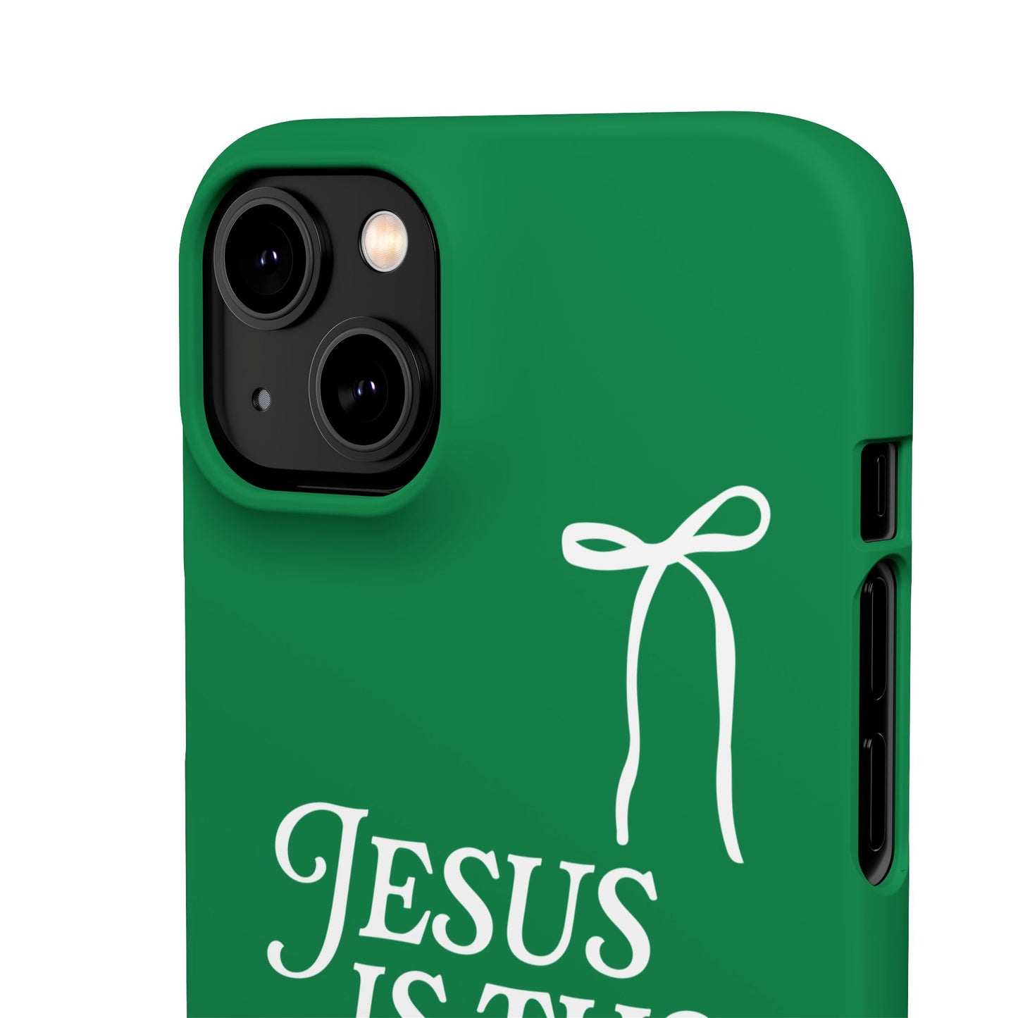 Jesus Is the Reason iPhone Snap Case in Green