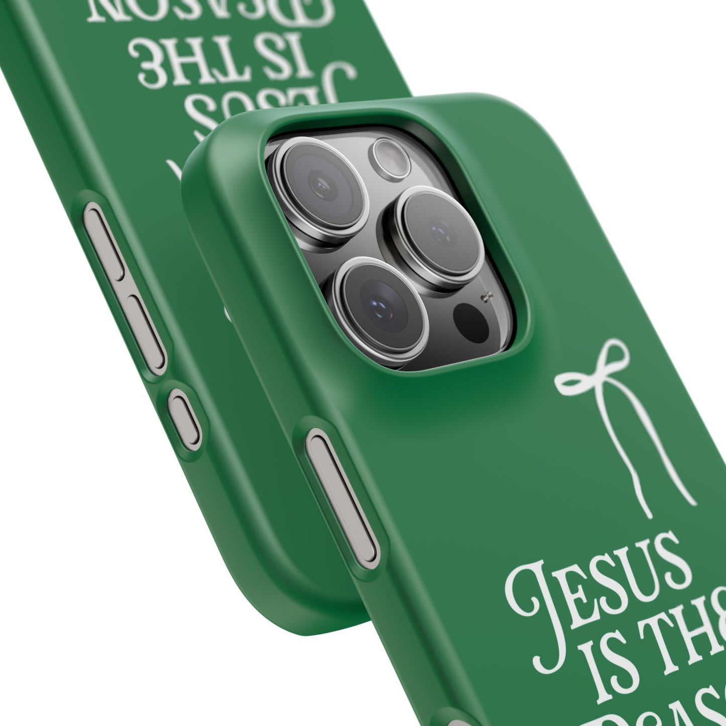 Jesus Is the Reason iPhone Snap Case in Green