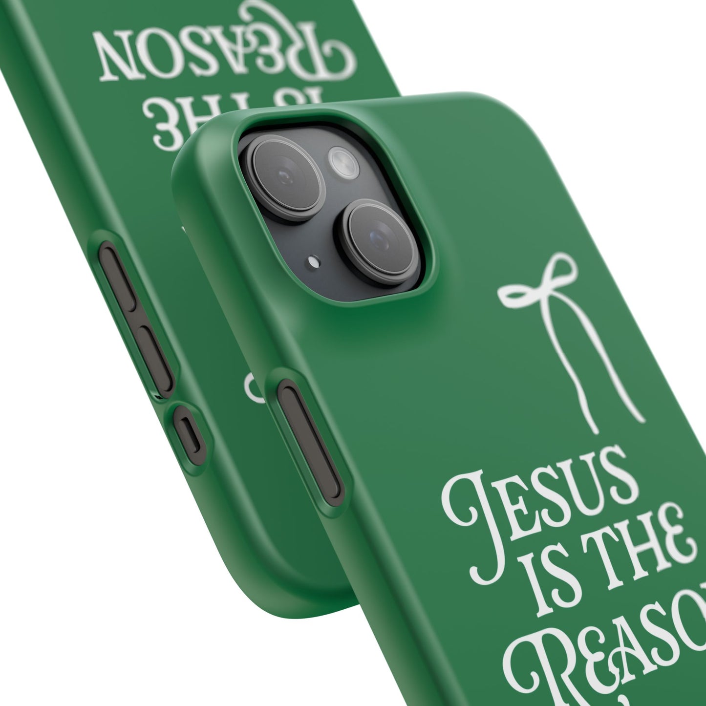 Jesus Is the Reason iPhone Snap Case in Green